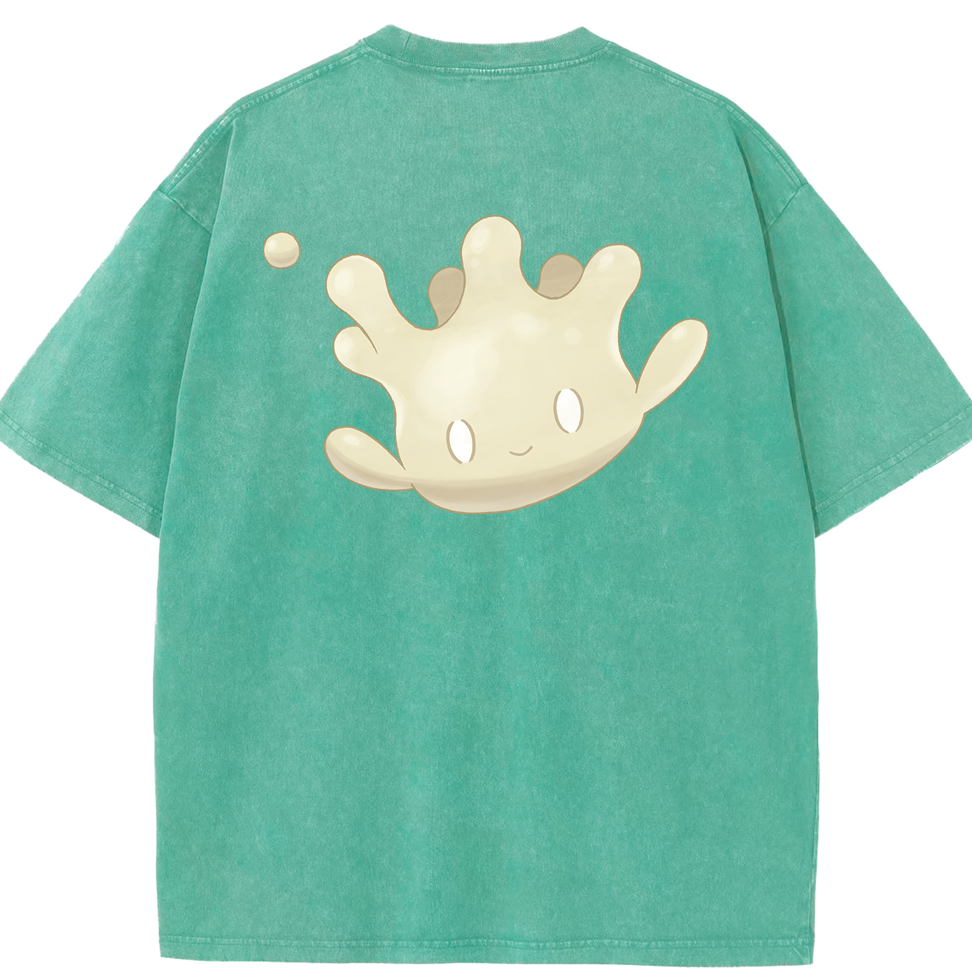（画像用） ポケットモンスター Pokémon 綿100% ヴィンテージ風 半袖Tシャツ（背面プリント）